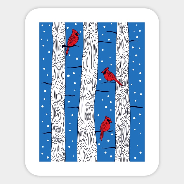 Cardinals Sticker by katerinamk